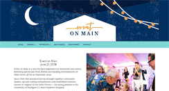 Desktop Screenshot of eventonmain.com